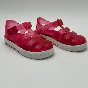 Igor Toddler Girls Pink Jelly Sandals Size 25 Lightweight & Stylish Footwear